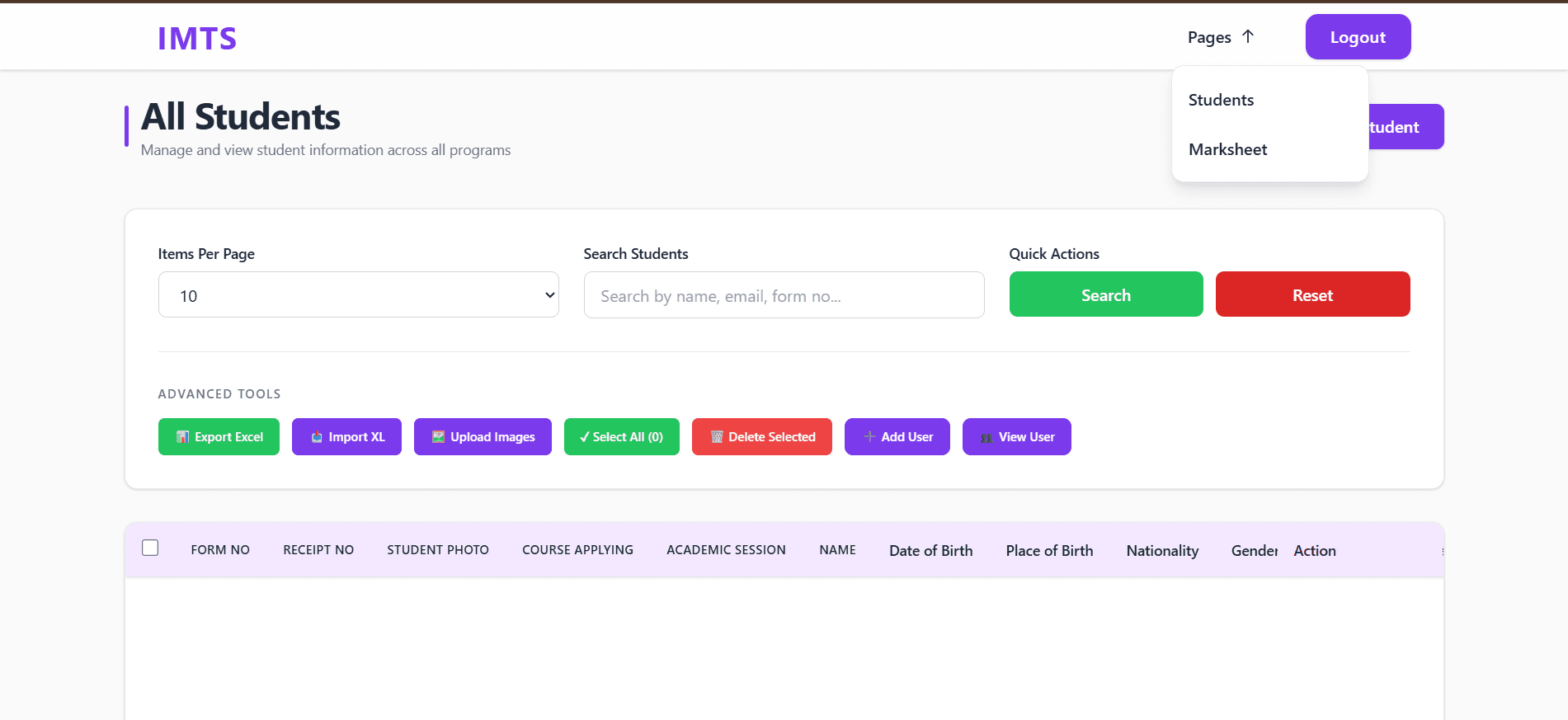 Student Management System
