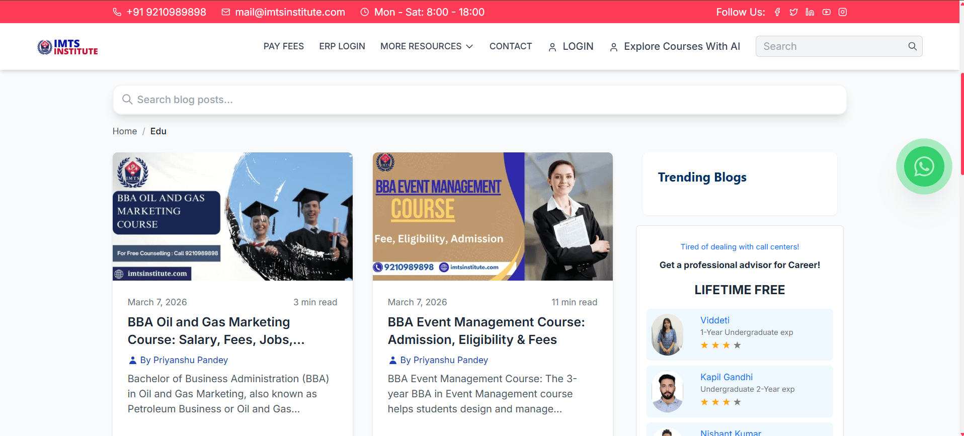 Blog Platform with CMS